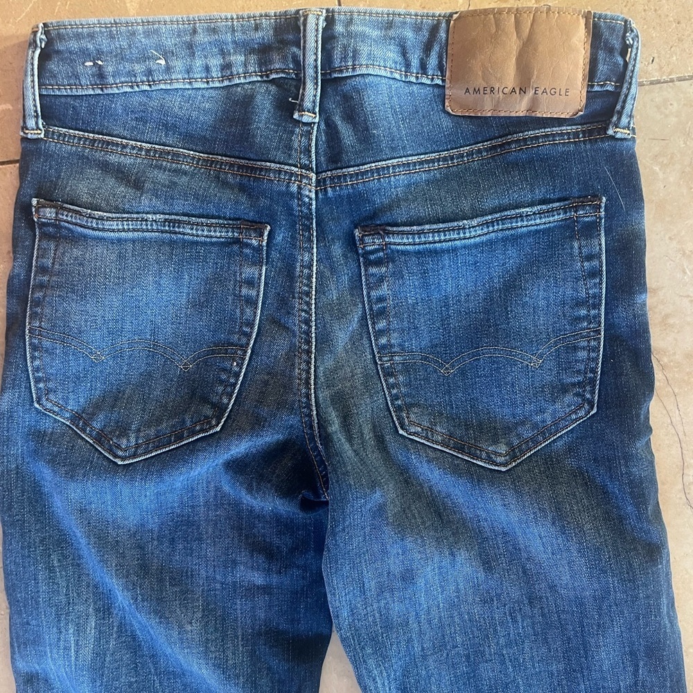 American Eagle, cozy air, flex ladies, jeans, straight size 26 excellent cond - Picture 11 of 15